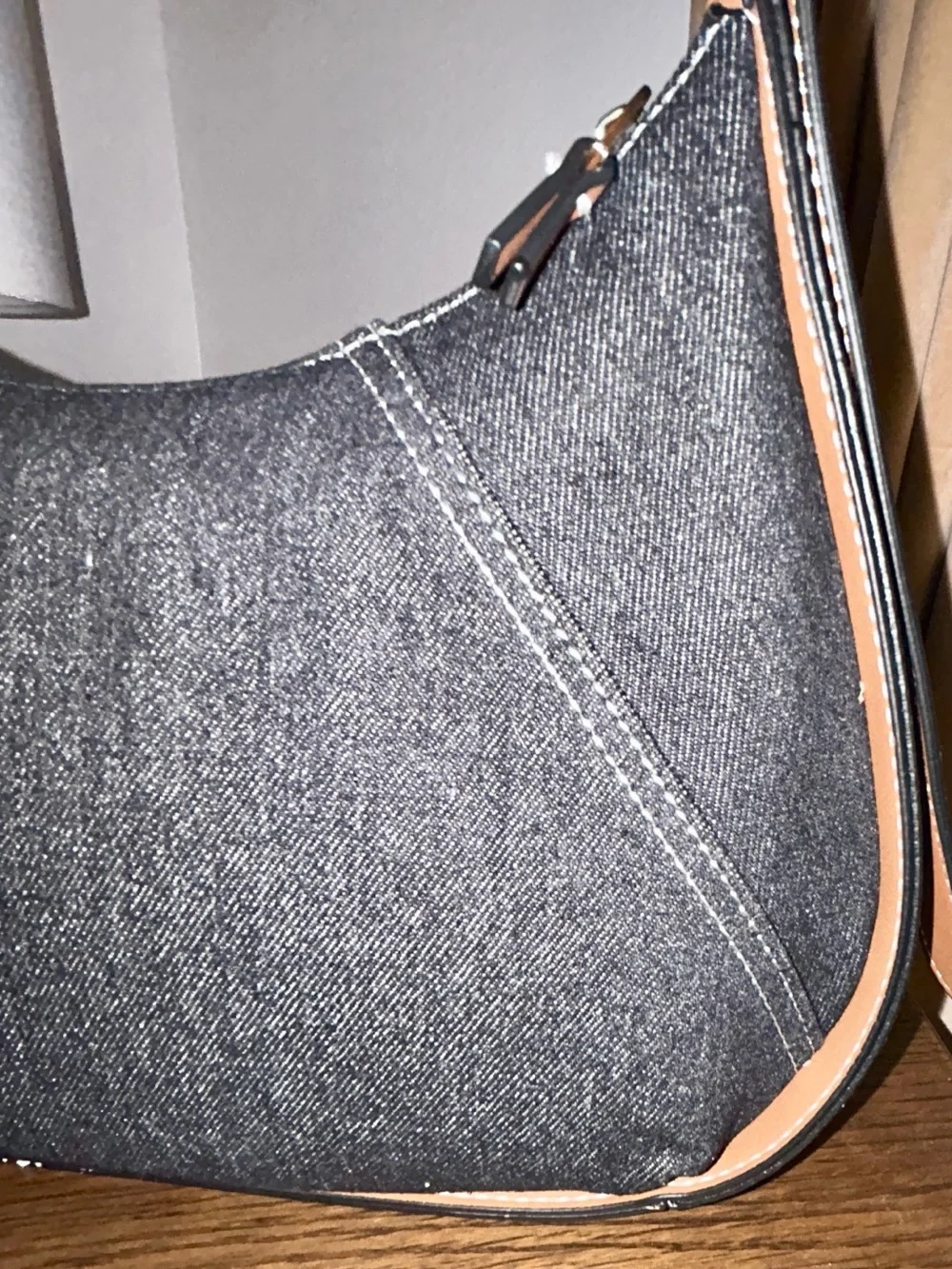 True Religion Retro Denim Hobo Bag. New With Tags